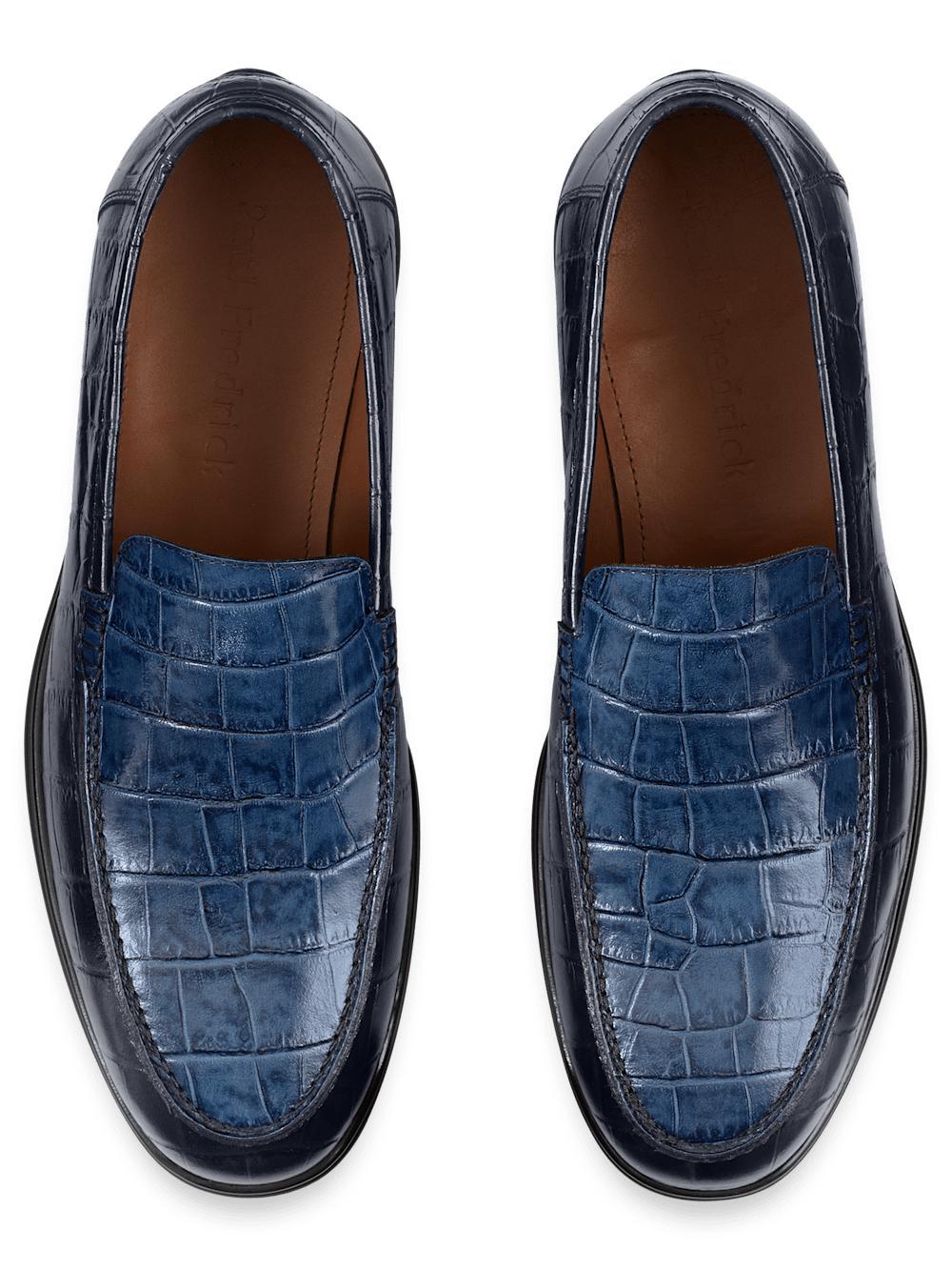 Micah Venetian Loafer - Navy Product Image