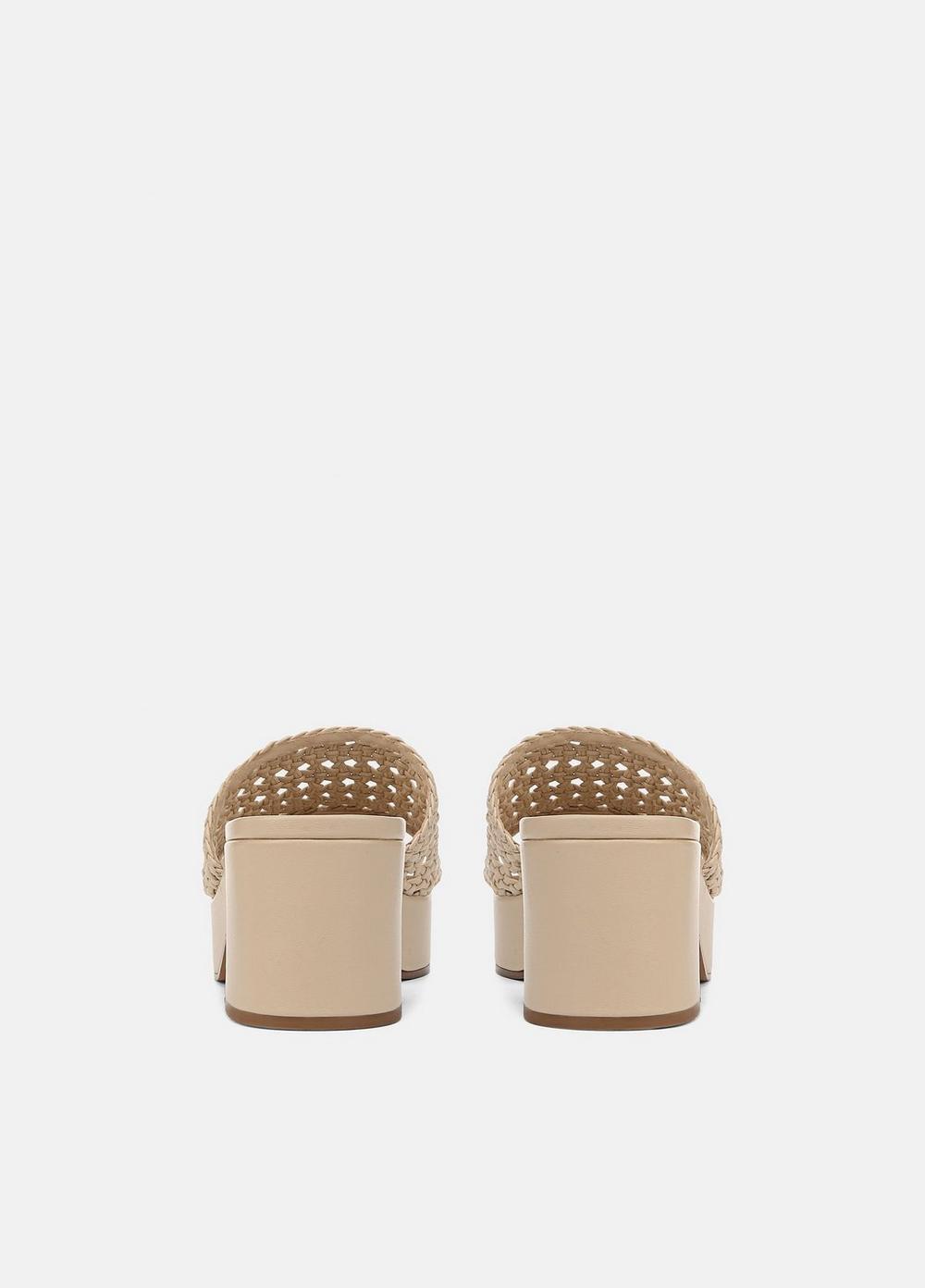 Margo Woven Leather Platform Sandal Product Image