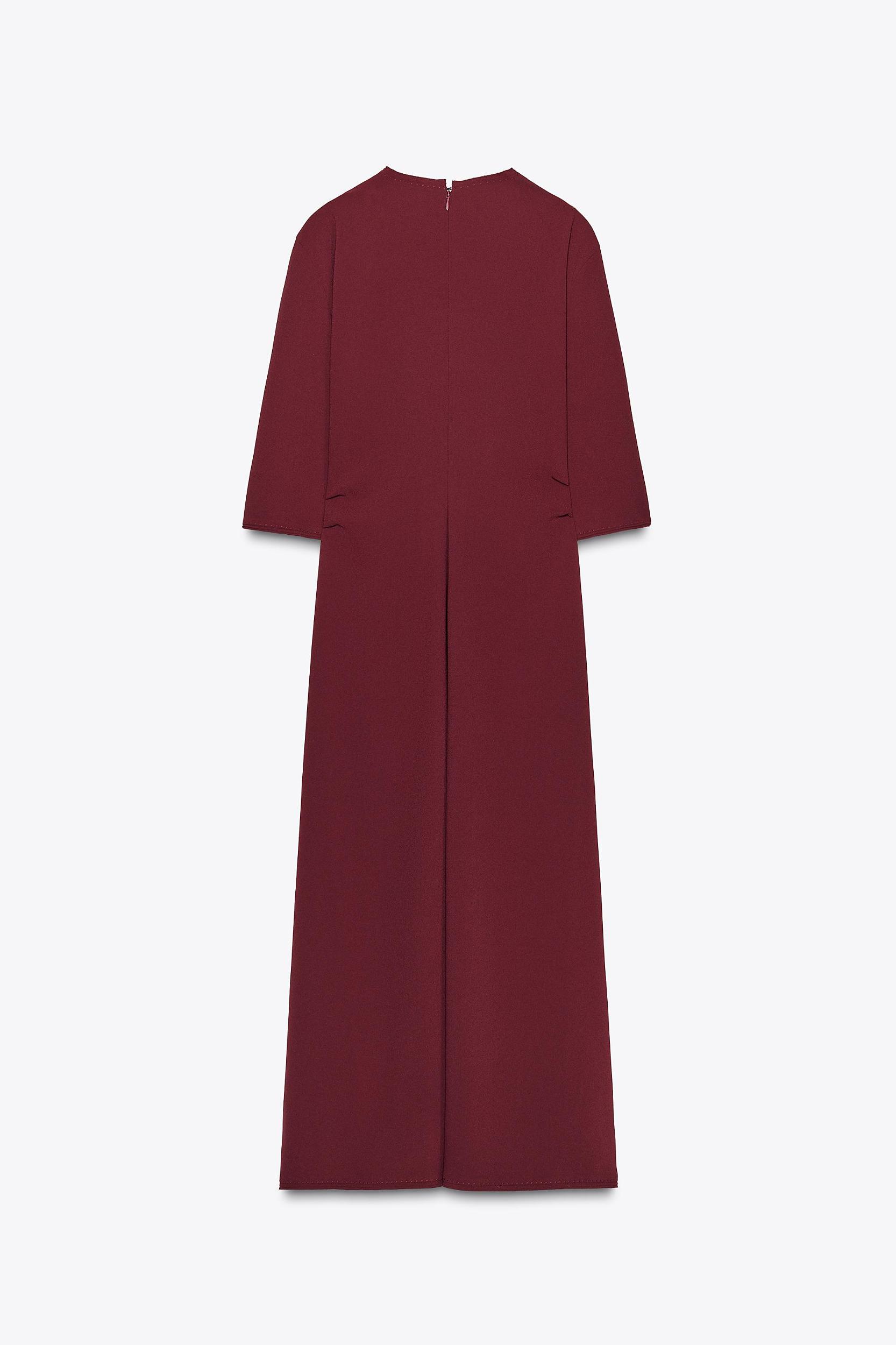 ZW COLLECTION GATHERED MIDI DRESS Product Image