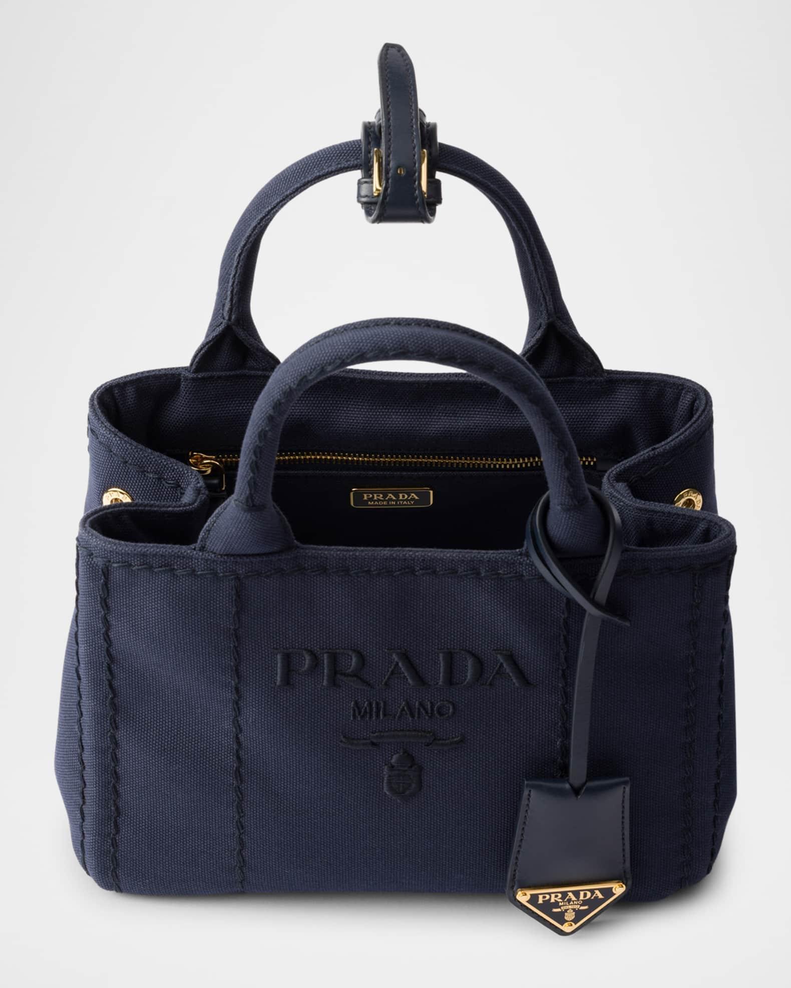 Cotton Canvas Mini Top-Handle Bag Product Image