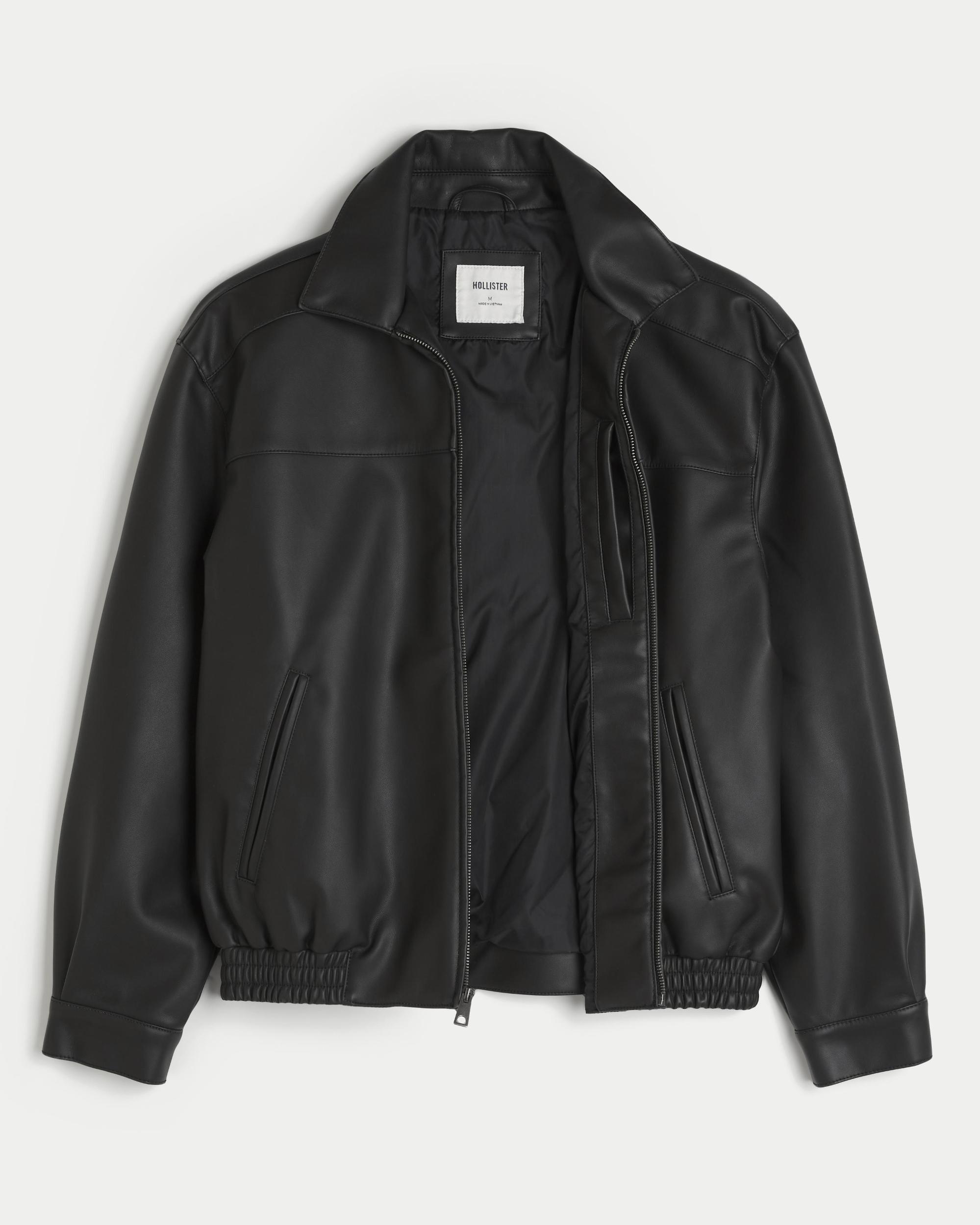 Vegan Leather Jacket Product Image