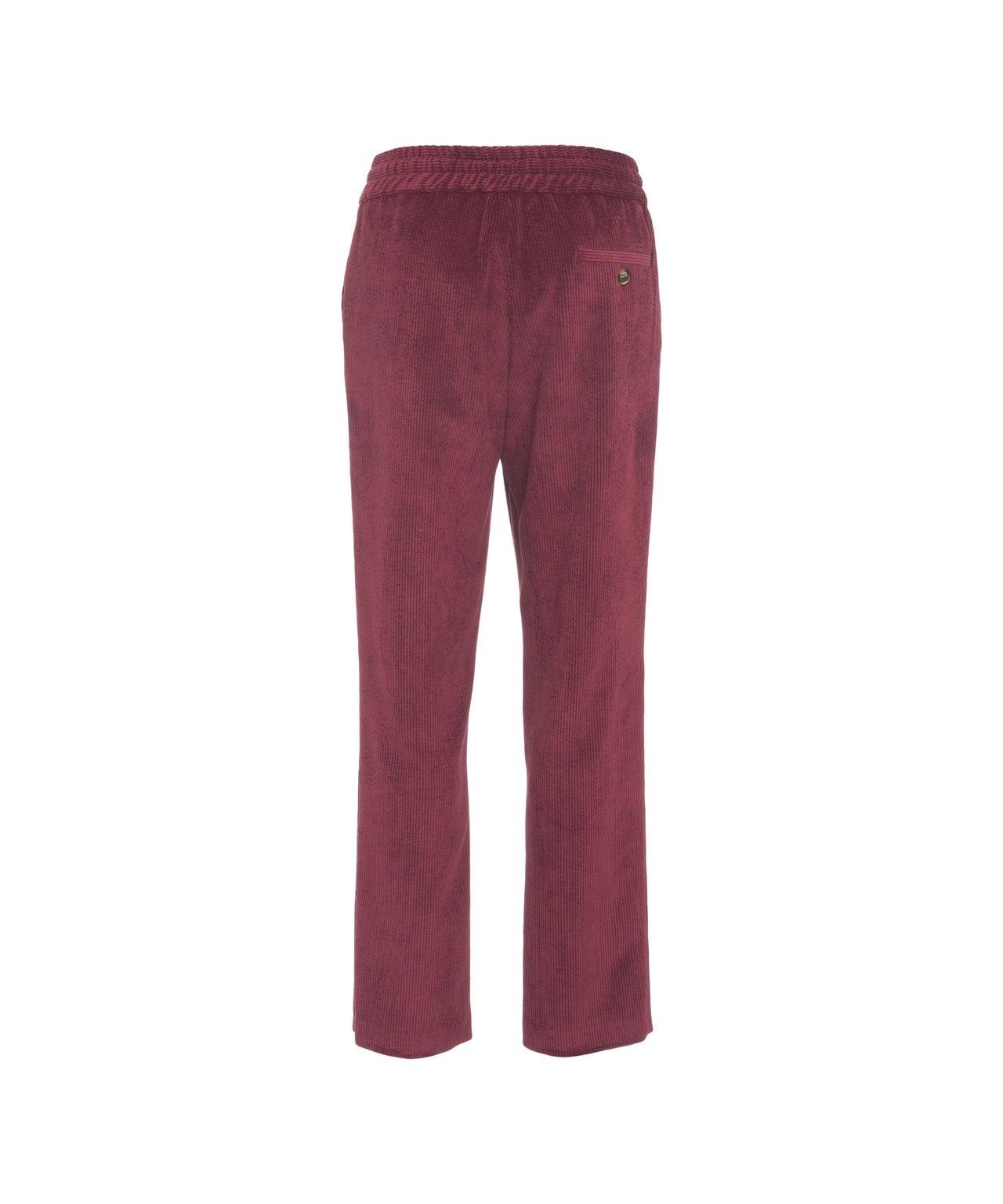 High Rise Cropped Tapered Trousers in Black Product Image