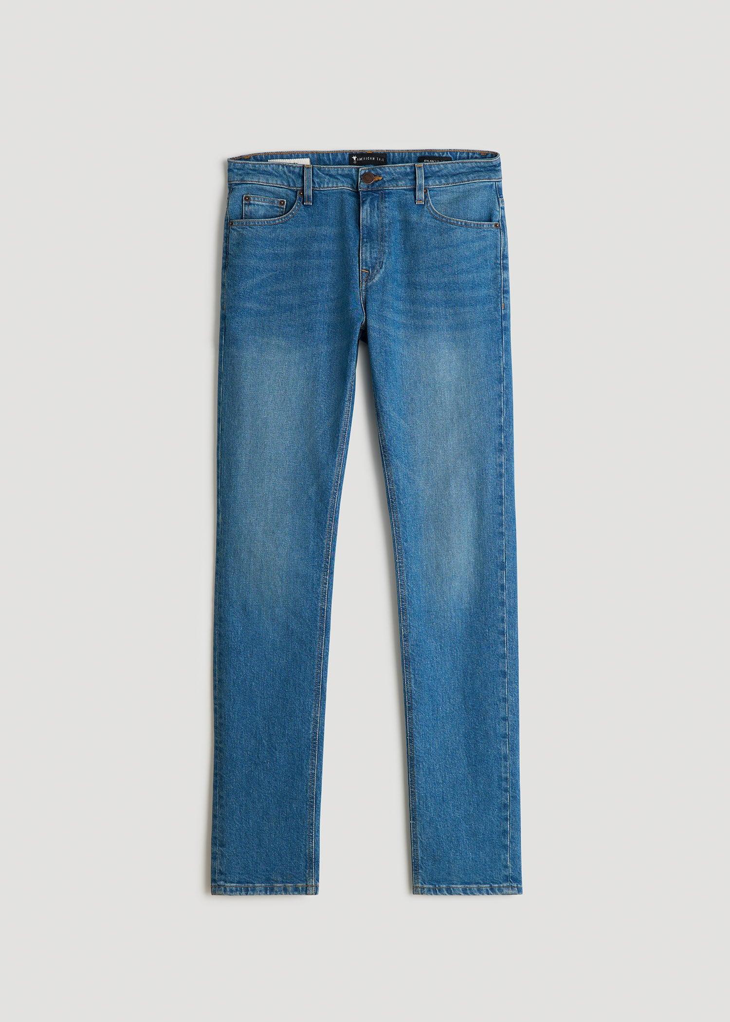Americana Collection Dylan Slim Fit Jeans For Tall Men in Sail Blue Product Image