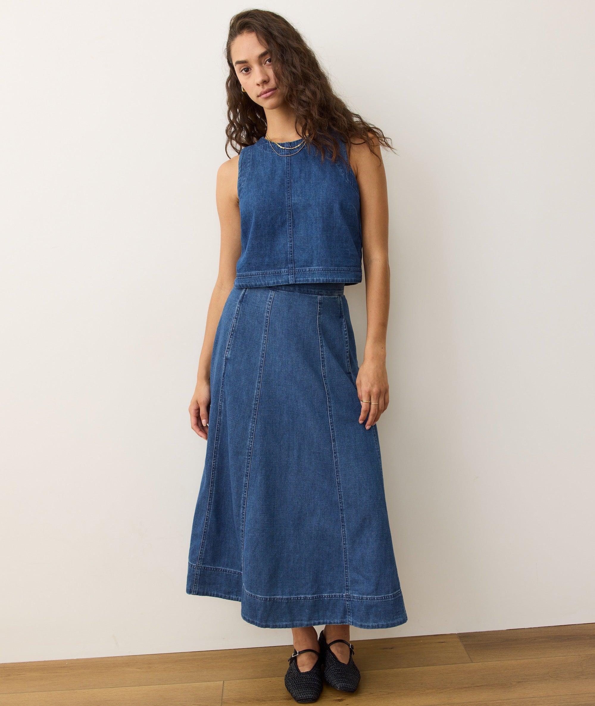 Quinn Denim Tank Product Image