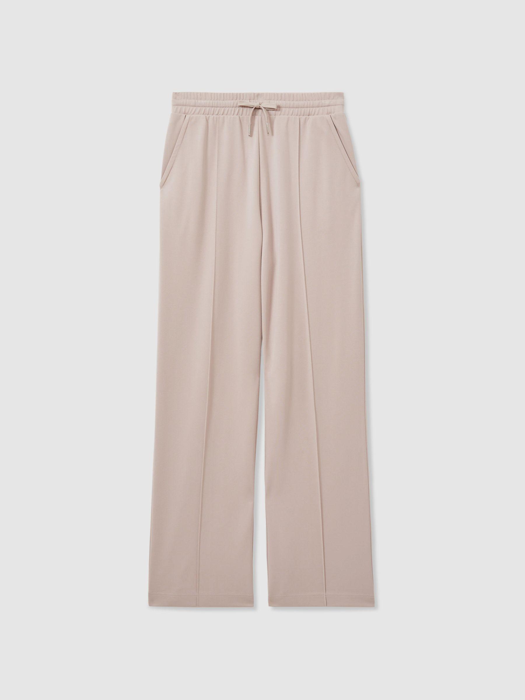 Alexi Stone Drawstring Straight Leg Jersey Joggers Product Image