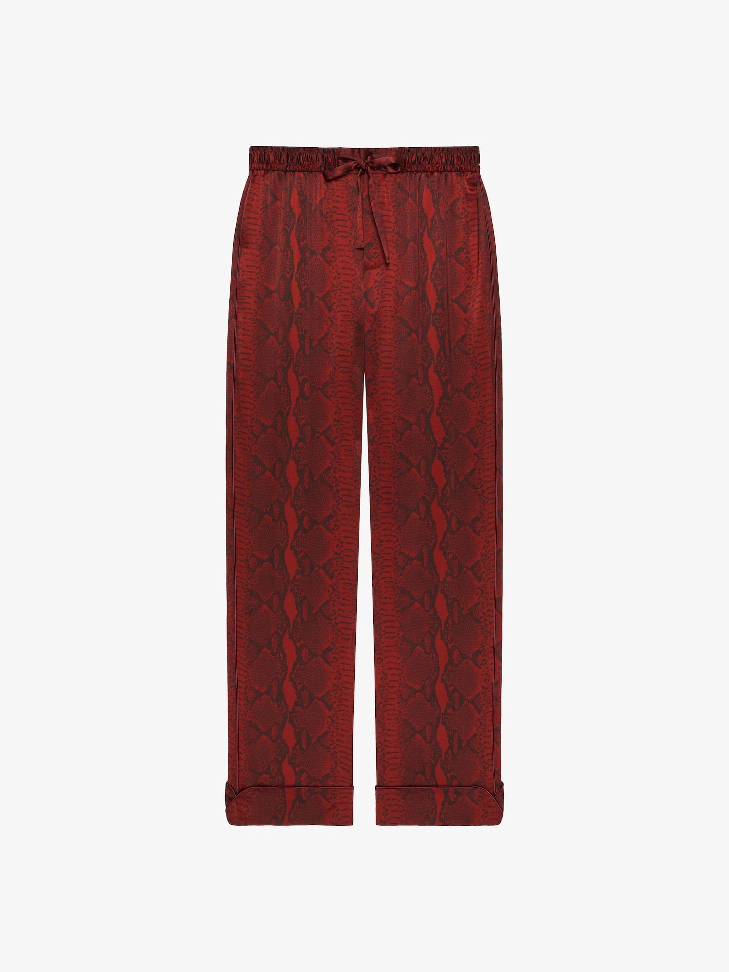 Pyjamas shirt in python print silk Product Image