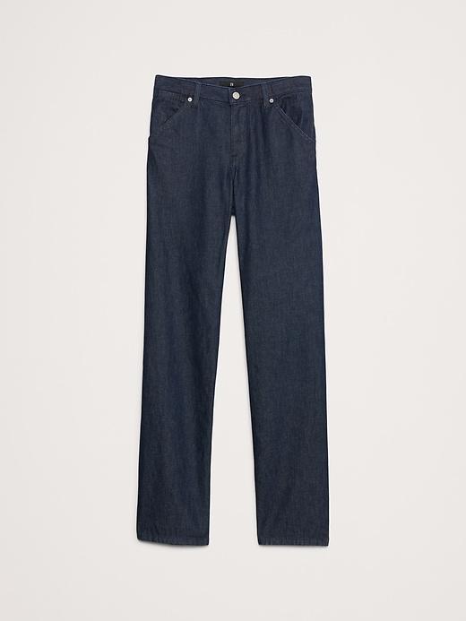 Mid-Rise Slouchy-Straight Jean Product Image