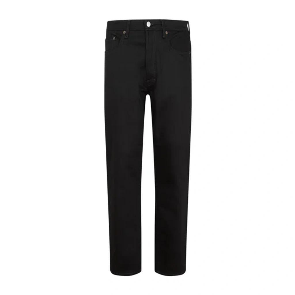ACNE STUDIOS Slim Fit Tapered Jeans In Ajb Stay Black Product Image