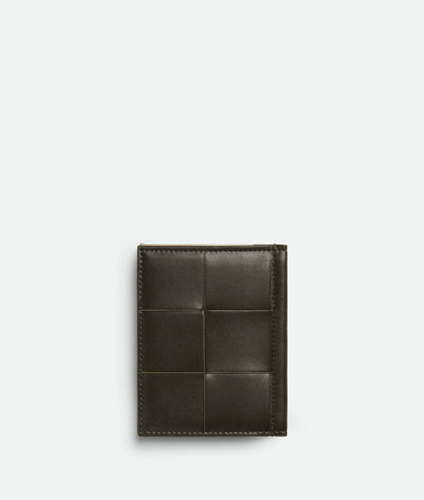 Men's Cassette Slim Flap Card Case in Kaki/light butterscotch Product Image