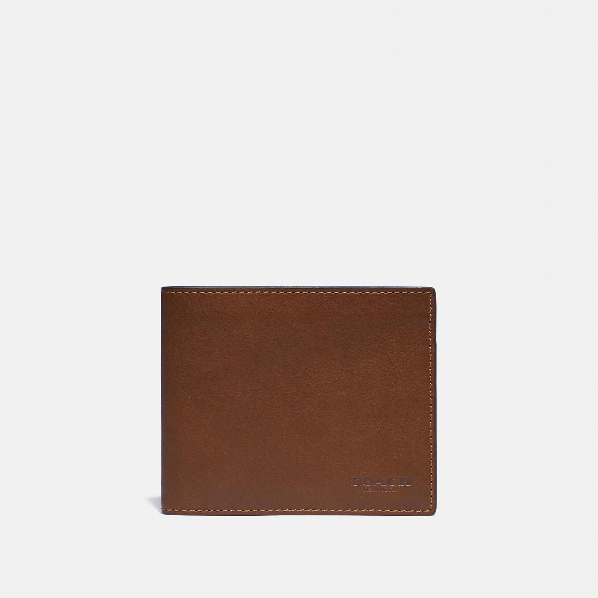 COACH Mens 3-In-1 Sport Calf Leather Wallet Product Image