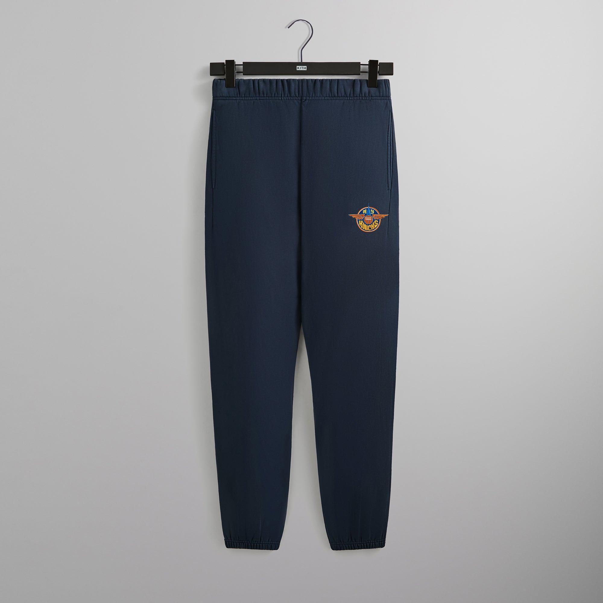Kith for the New York Knicks Wingman Vintage Nelson Sweatpant - Nocturnal Male Product Image