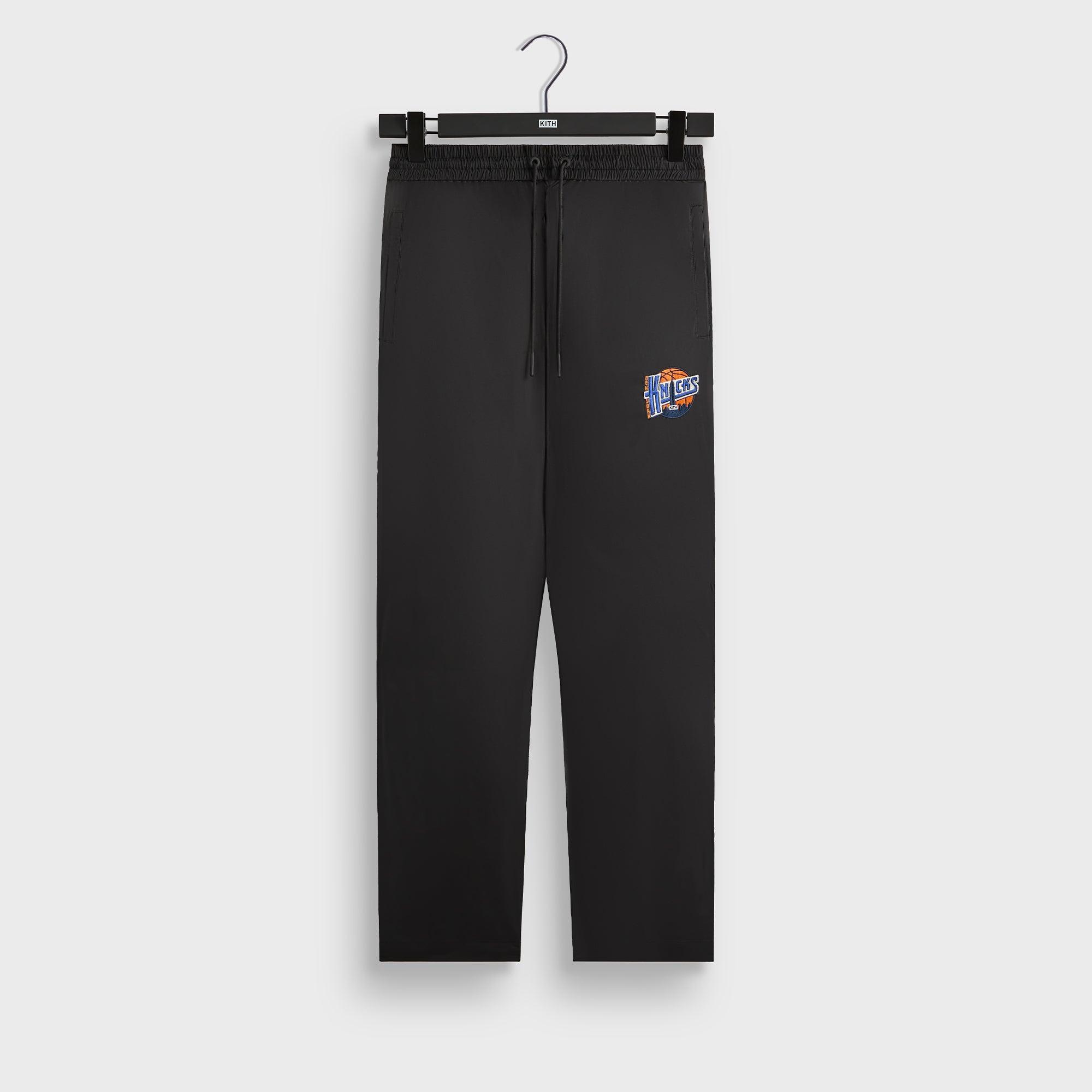 Kith for the New York Knicks Wings Quarter Zip Anorak - Black Male Product Image