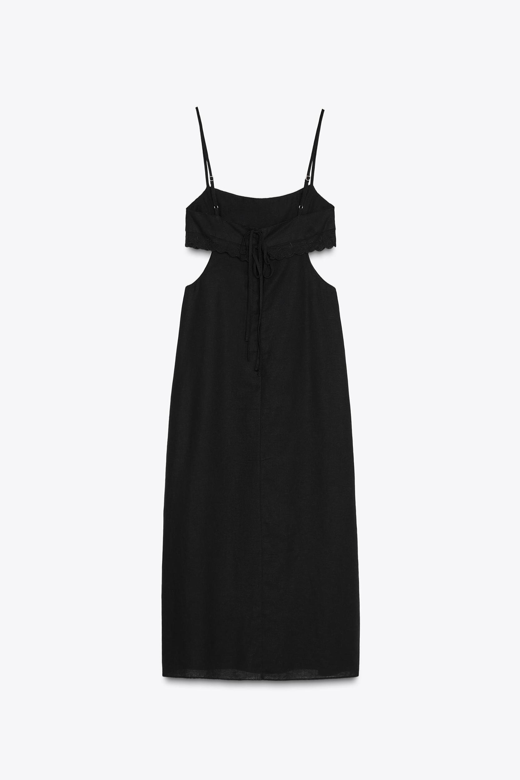CUT OUT EMBROIDERED DRESS Product Image