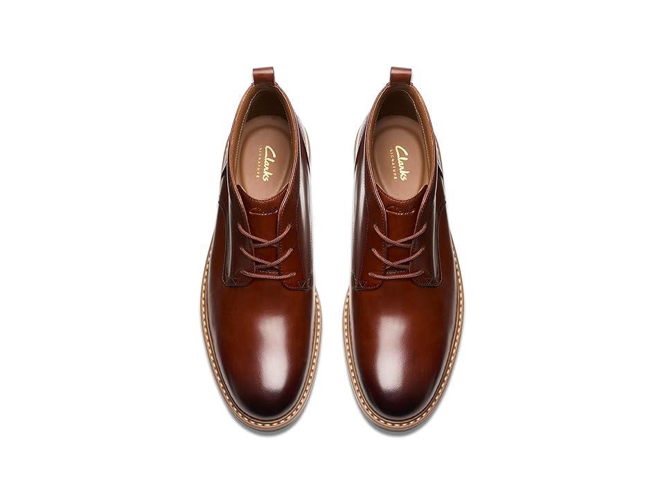 Clarks Aldwin Chukka (Mid Leather) Men's Boots Product Image