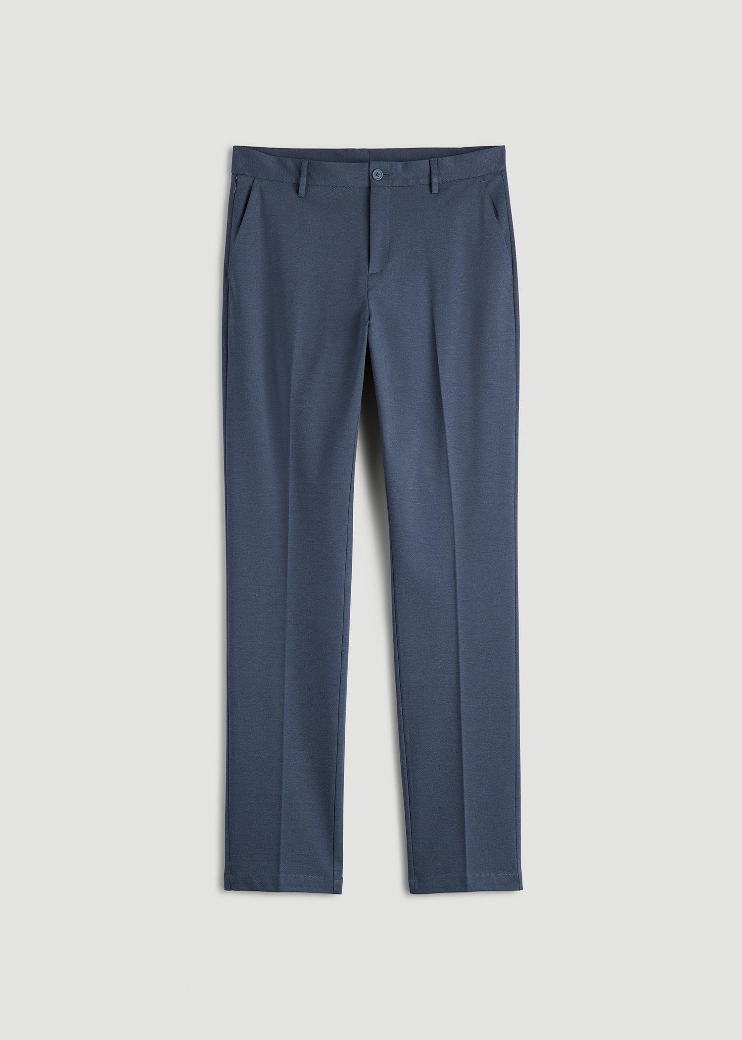 Flex Tech Suit Pants for Tall Men in Medium Blue Nailhead Product Image