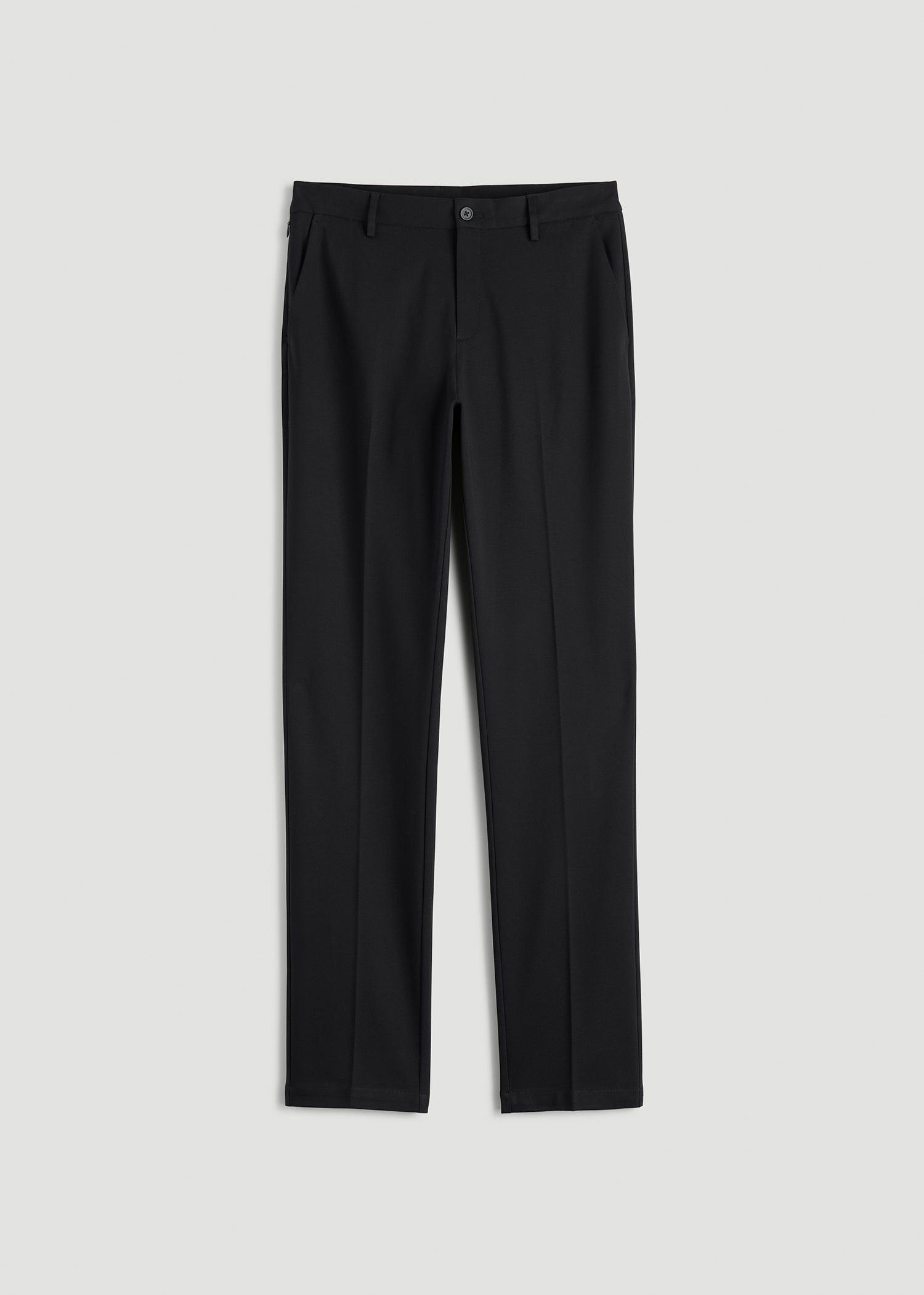 Flex Tech Suit Pants for Tall Men in Black Product Image