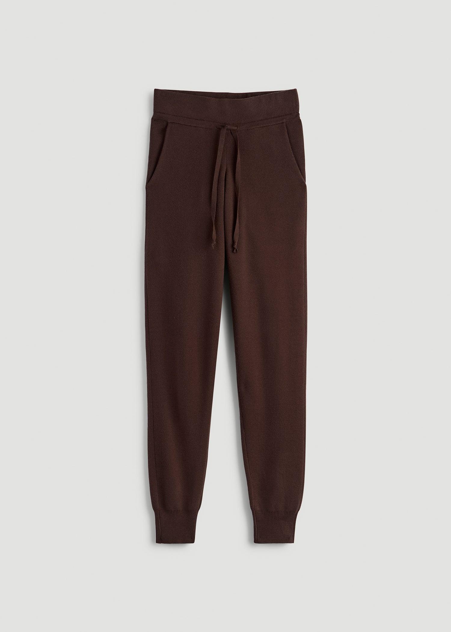 Women's Tall Knit Lounge Jogger in Chocolate Product Image