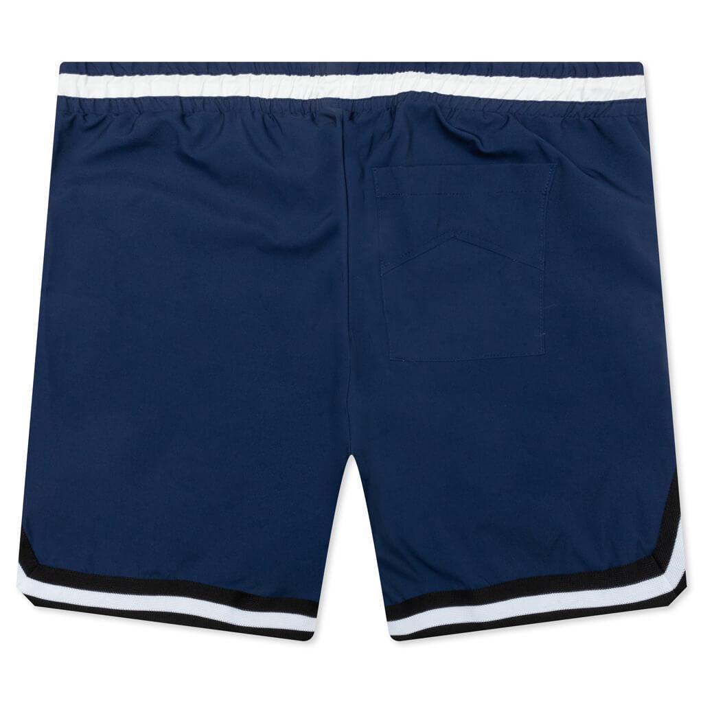 Basketball Logo Swim Short - Blue/Black/White Male Product Image
