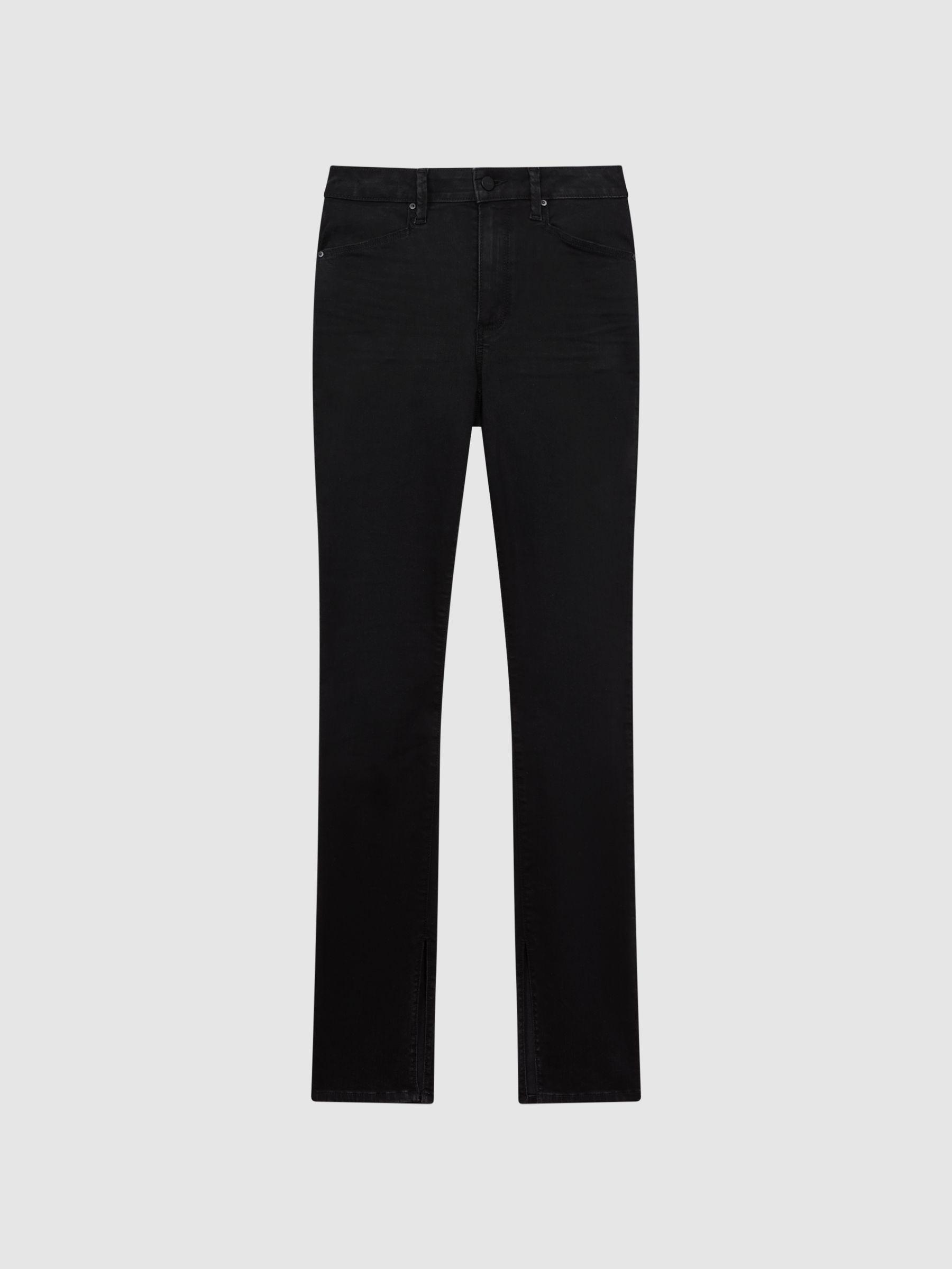 Paige Slim Fit Split Hem Jeans in Slater Product Image