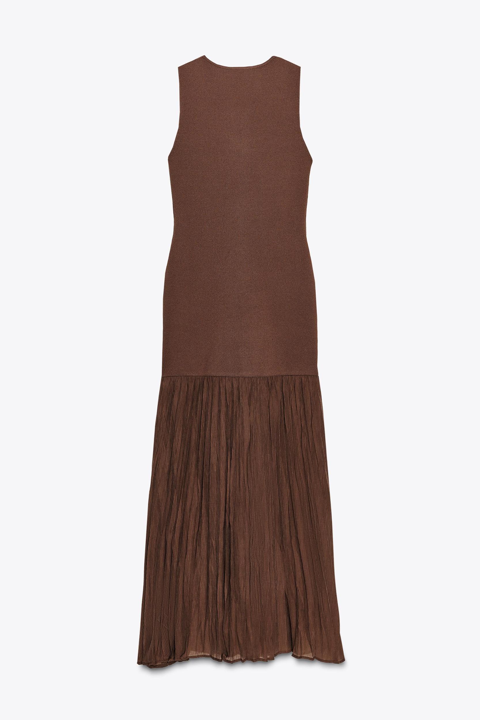 COMBINATION KNIT DRESS Product Image
