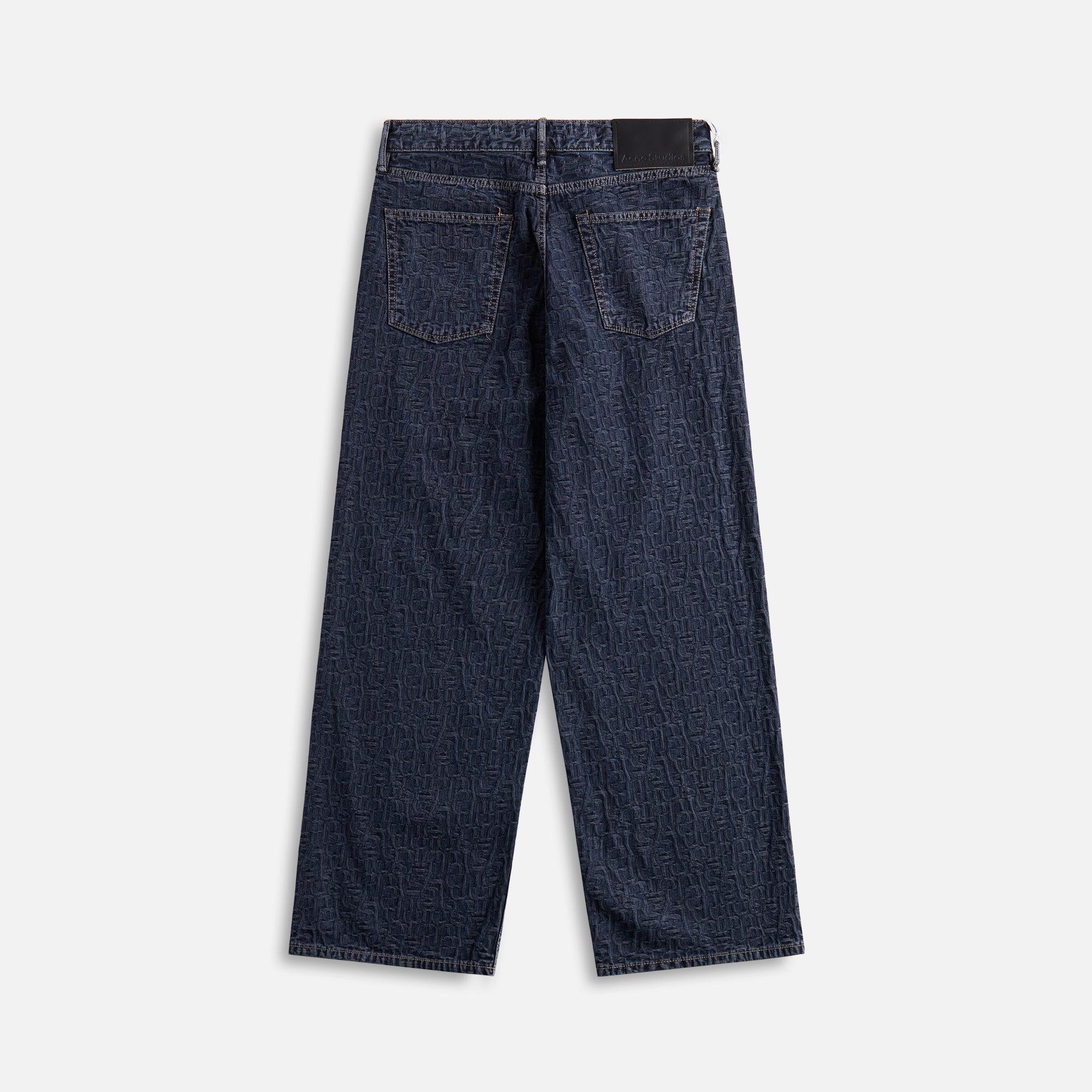 Acne Studios 1981M Fn Monogram - Dark Blue / Black Male Product Image