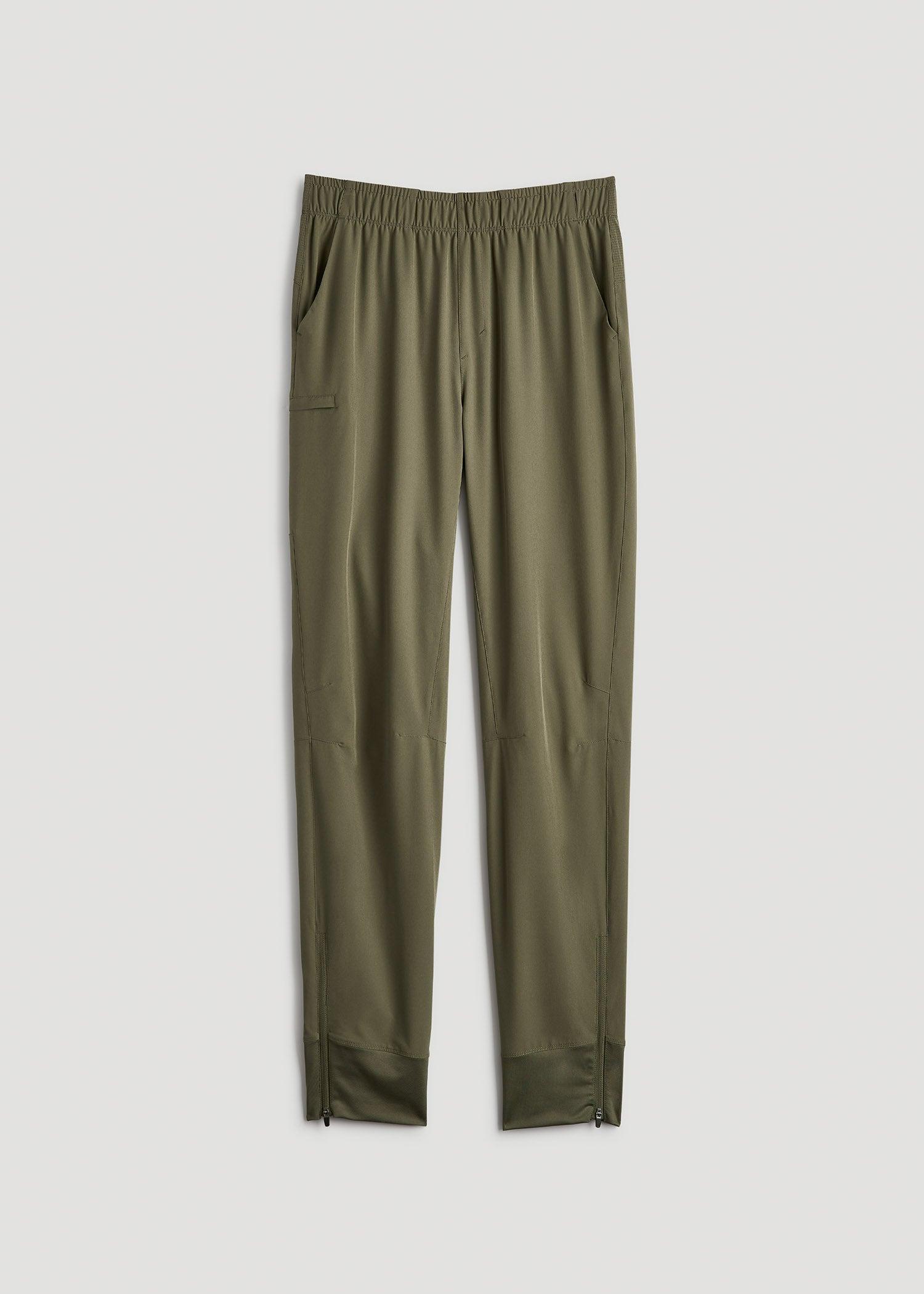 Featherweight Perforated Training Jogger for Tall Men in Olive Product Image