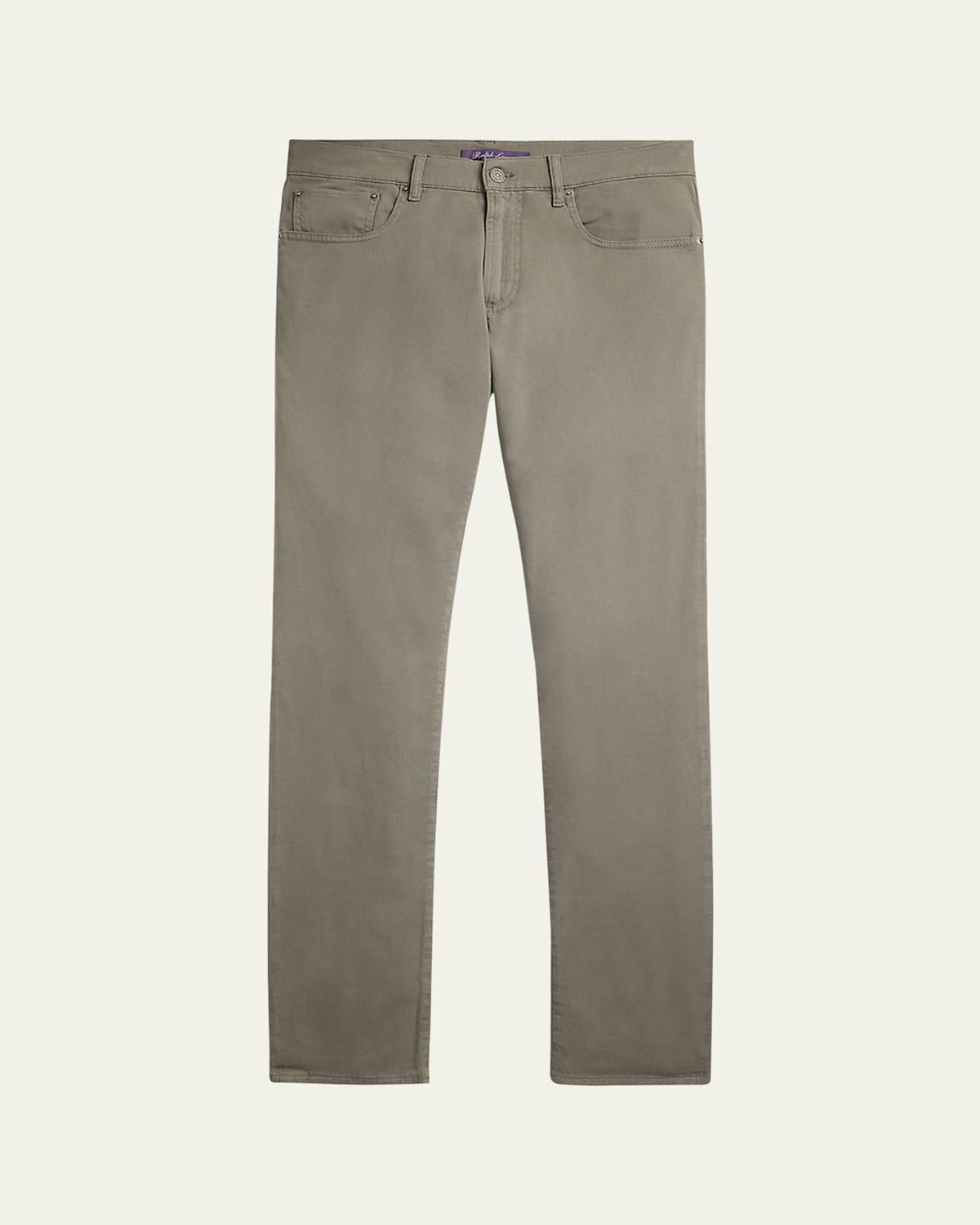 Mens Slim Fit Stretch Twill Pants Product Image