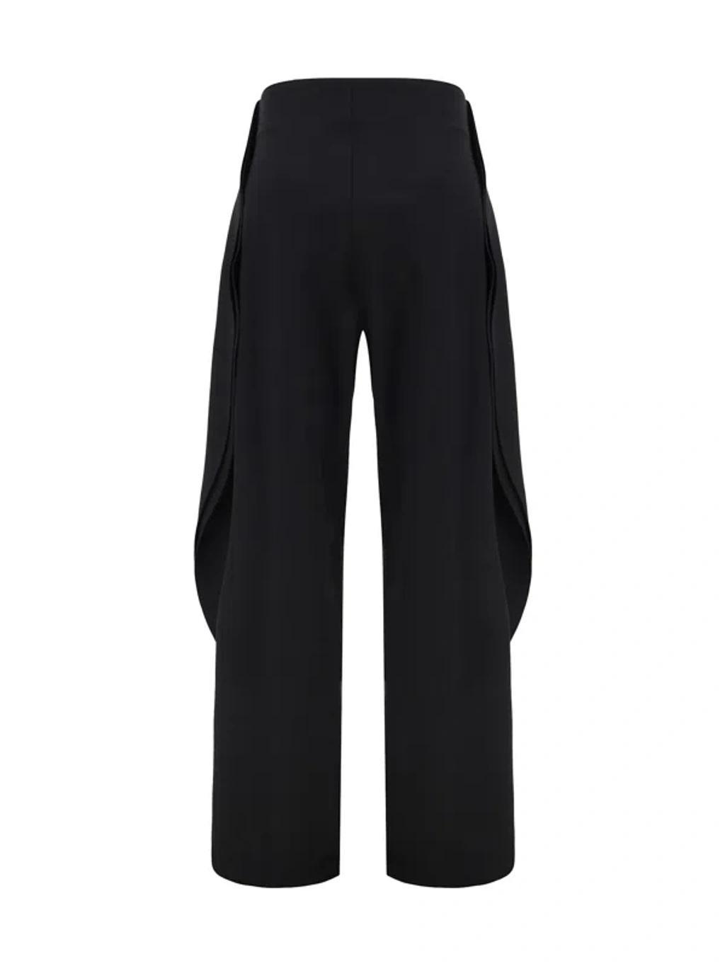 High Waist Plain Wide Leg Sweatpants Product Image