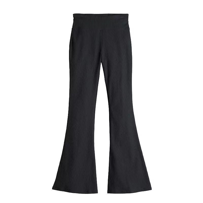 High Waist Drawstring Quilted Pants Product Image