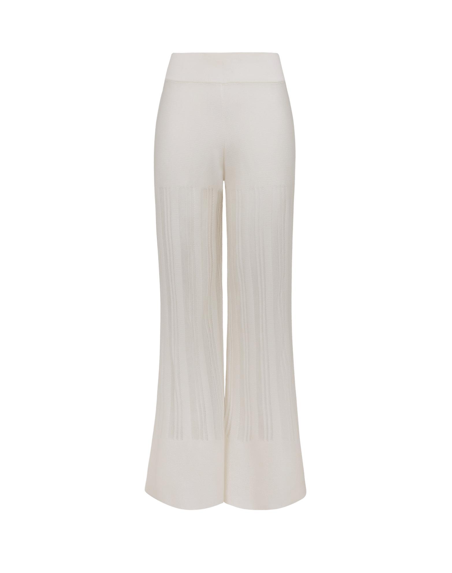 Knit Malene Pants - Off White Product Image