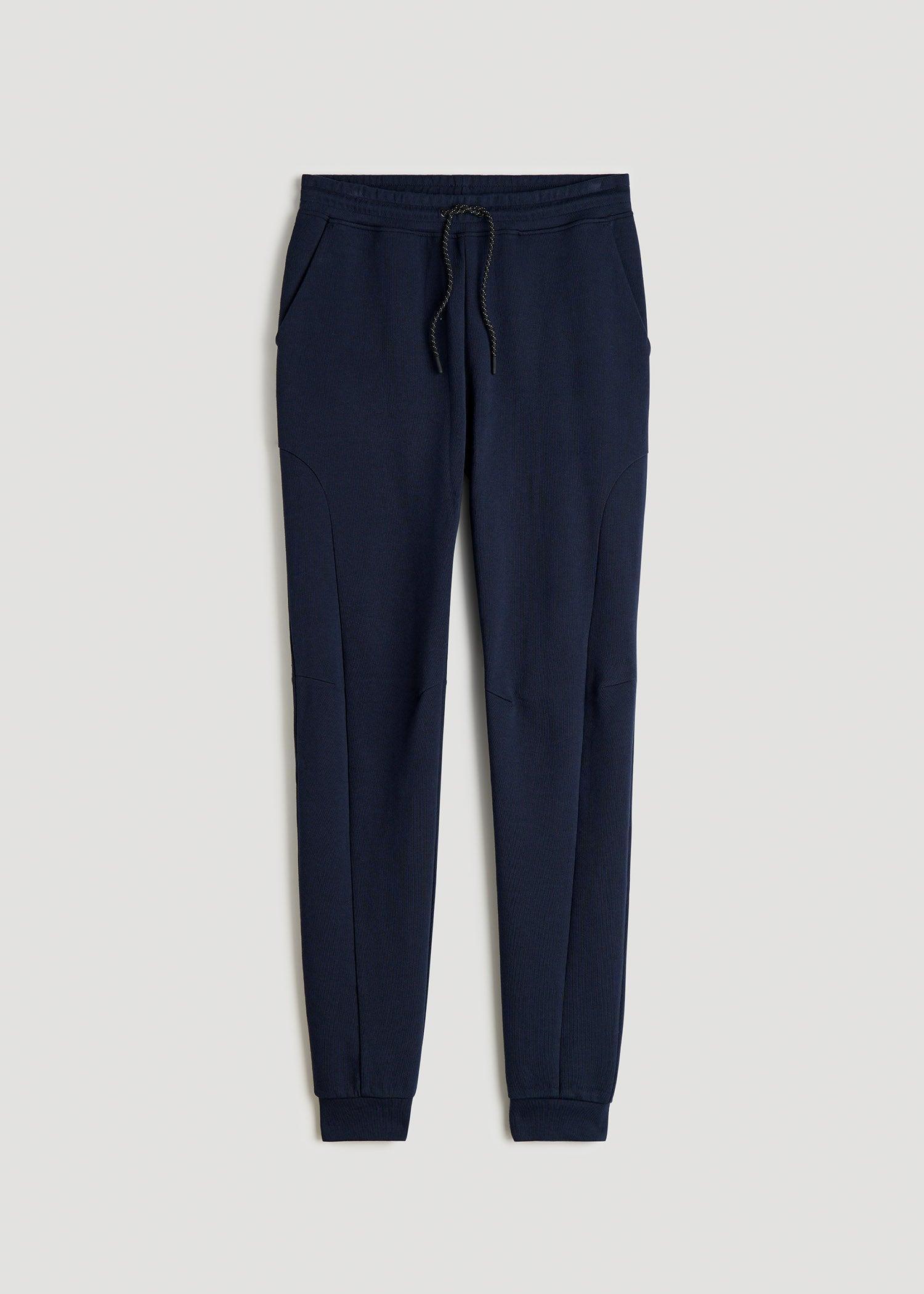 Tall Men's Utility Fleece Joggers in Black Product Image