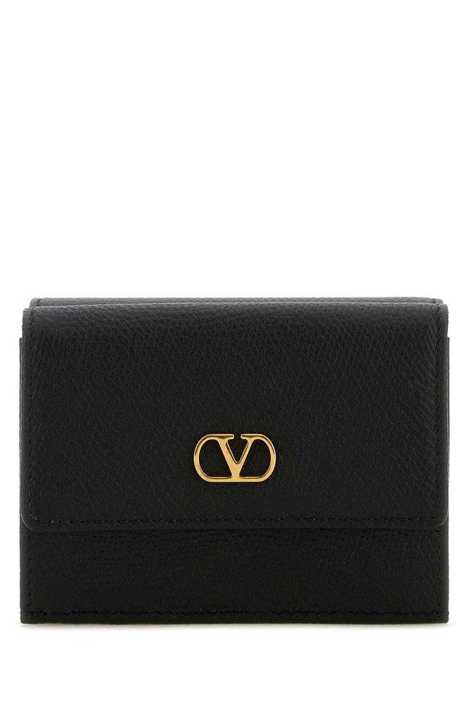 VALENTINO GARAVANI Valentino Vlogo Plaque Tri In Black Product Image