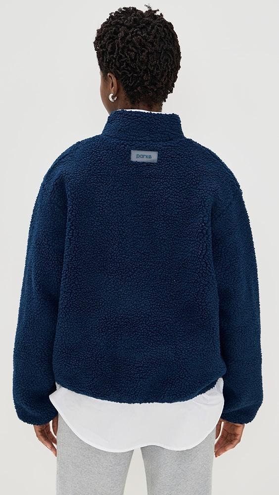 PARKE Chenille Varsity Fleece Sweatshirt | Shopbop Product Image