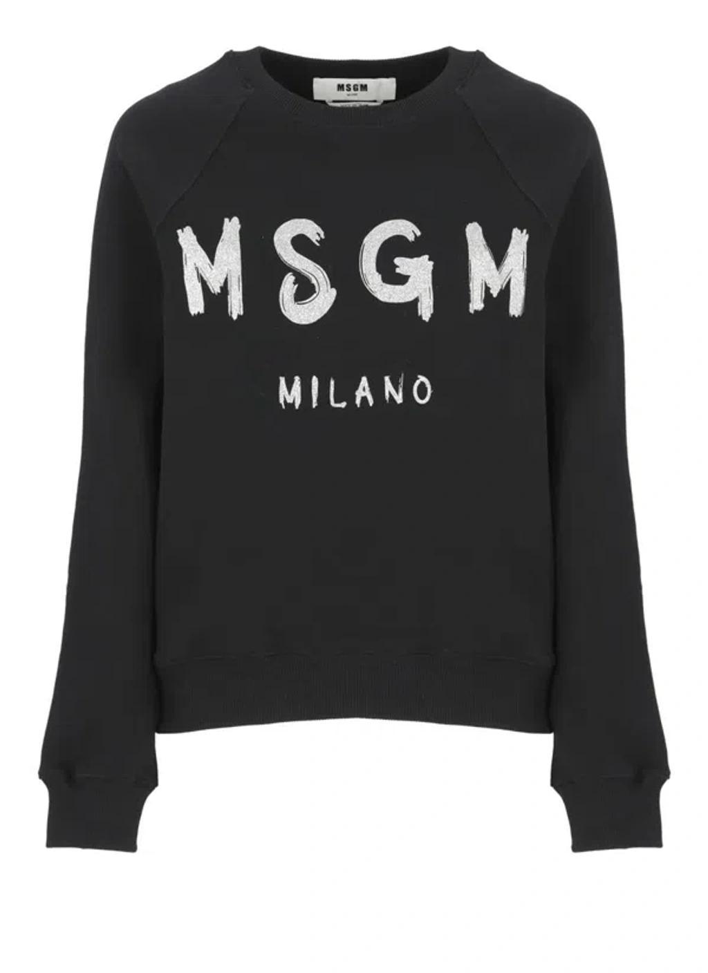 MSGM Logo In Black Product Image