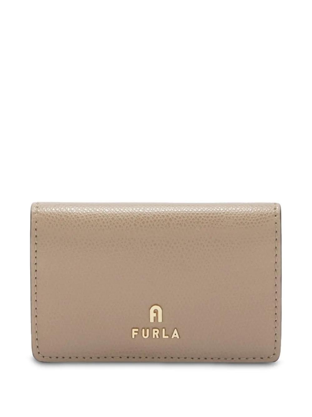 FURLA Leather Wallet In Neutrals Product Image
