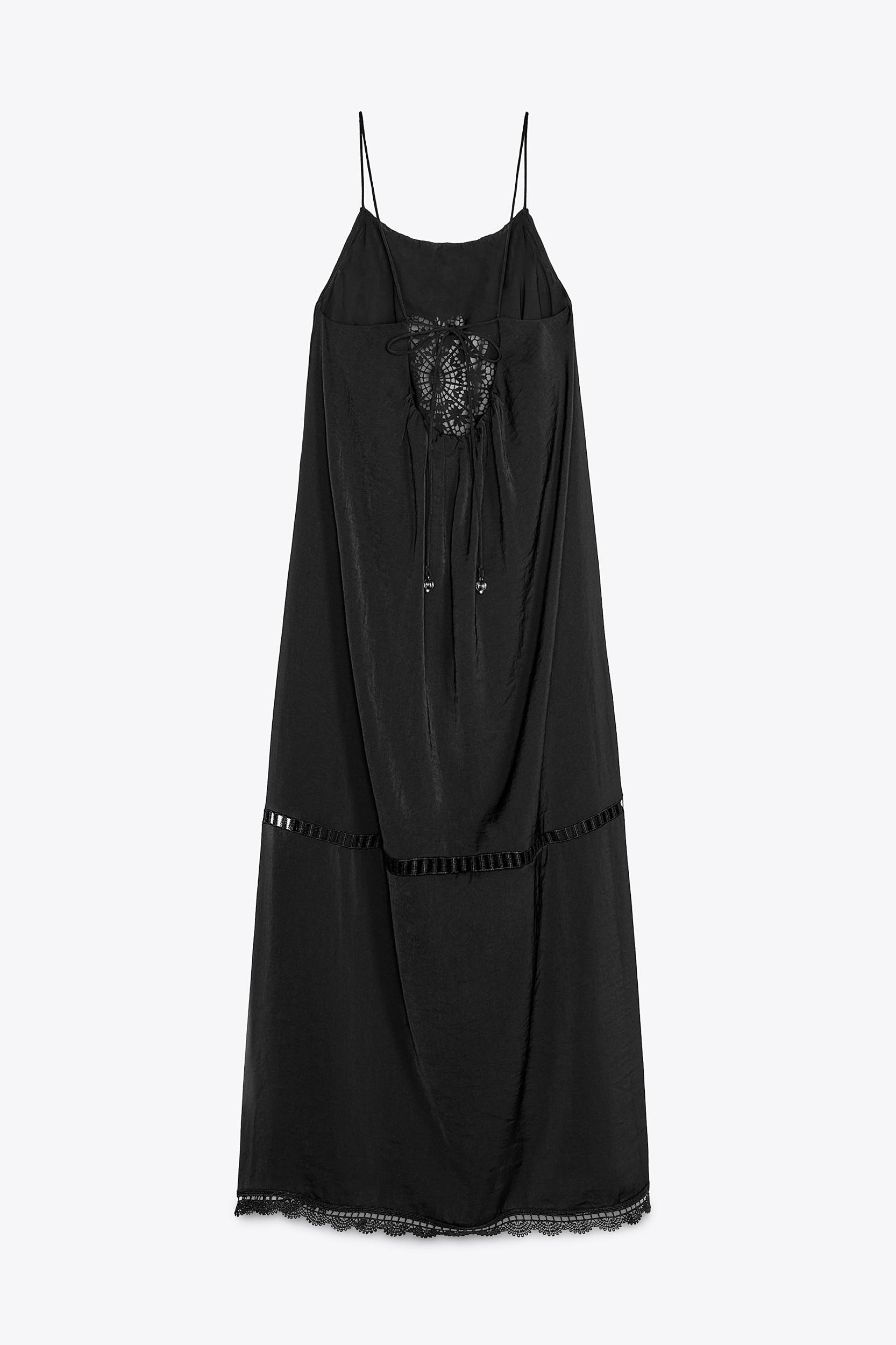 EMBROIDERED VOLUMINOUS MIDI DRESS Product Image