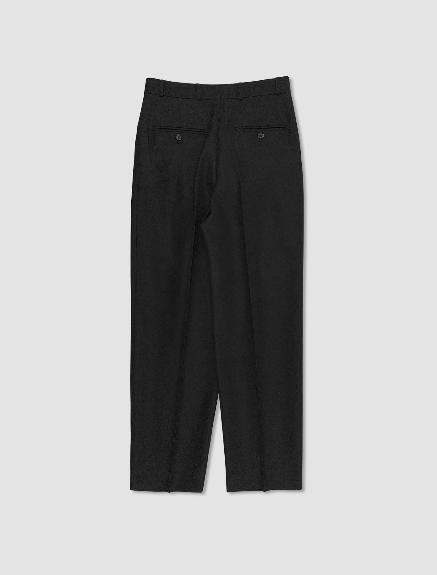 TOTÊME Double Pleated Tailored Trousers D In Black Product Image