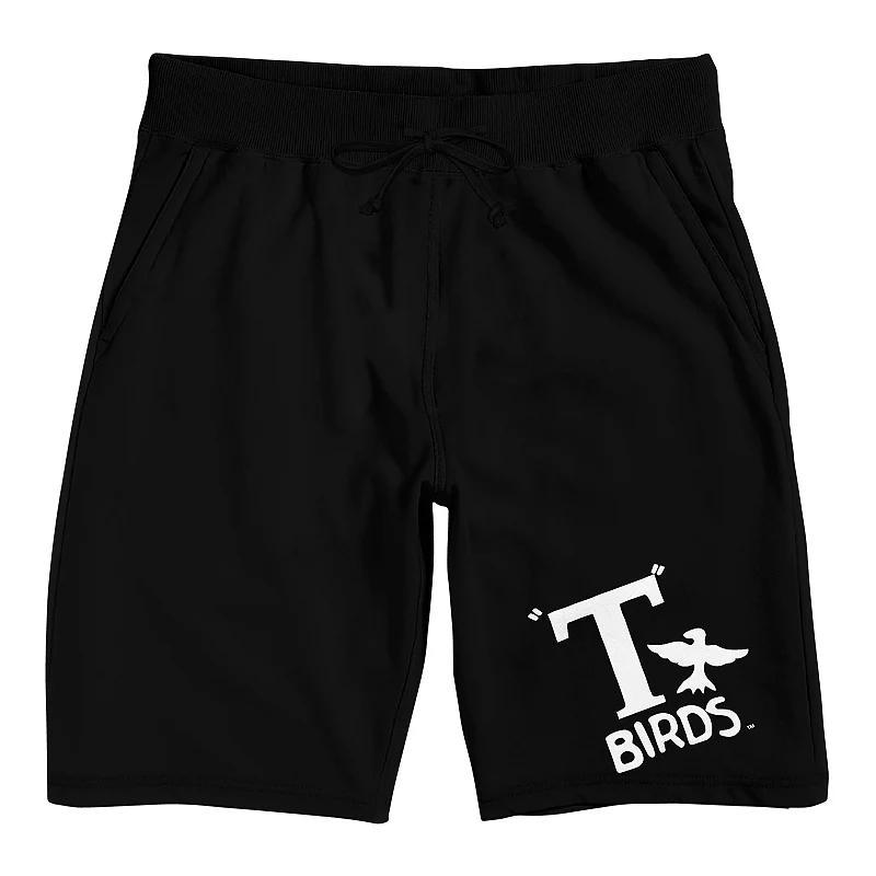 Men's Grease T-Birds Logo Pajama Shorts, Size: XXL, Black Product Image