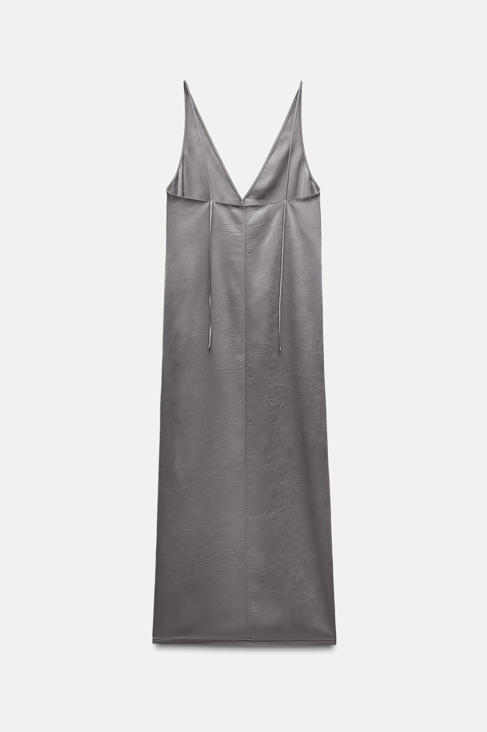 SATIN SLIP DRESS Product Image
