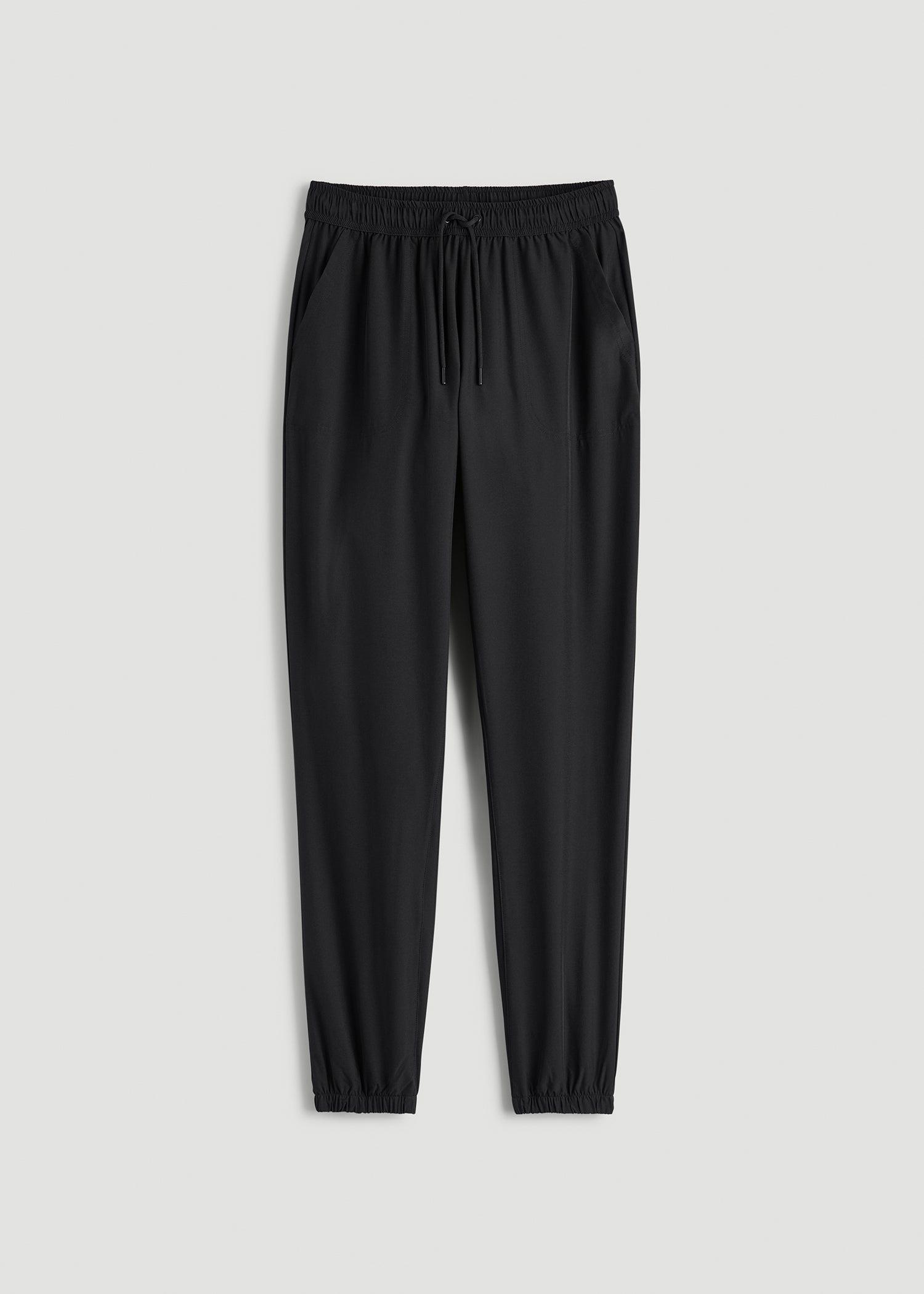 Hybrid Joggers for Tall Women in Black Product Image