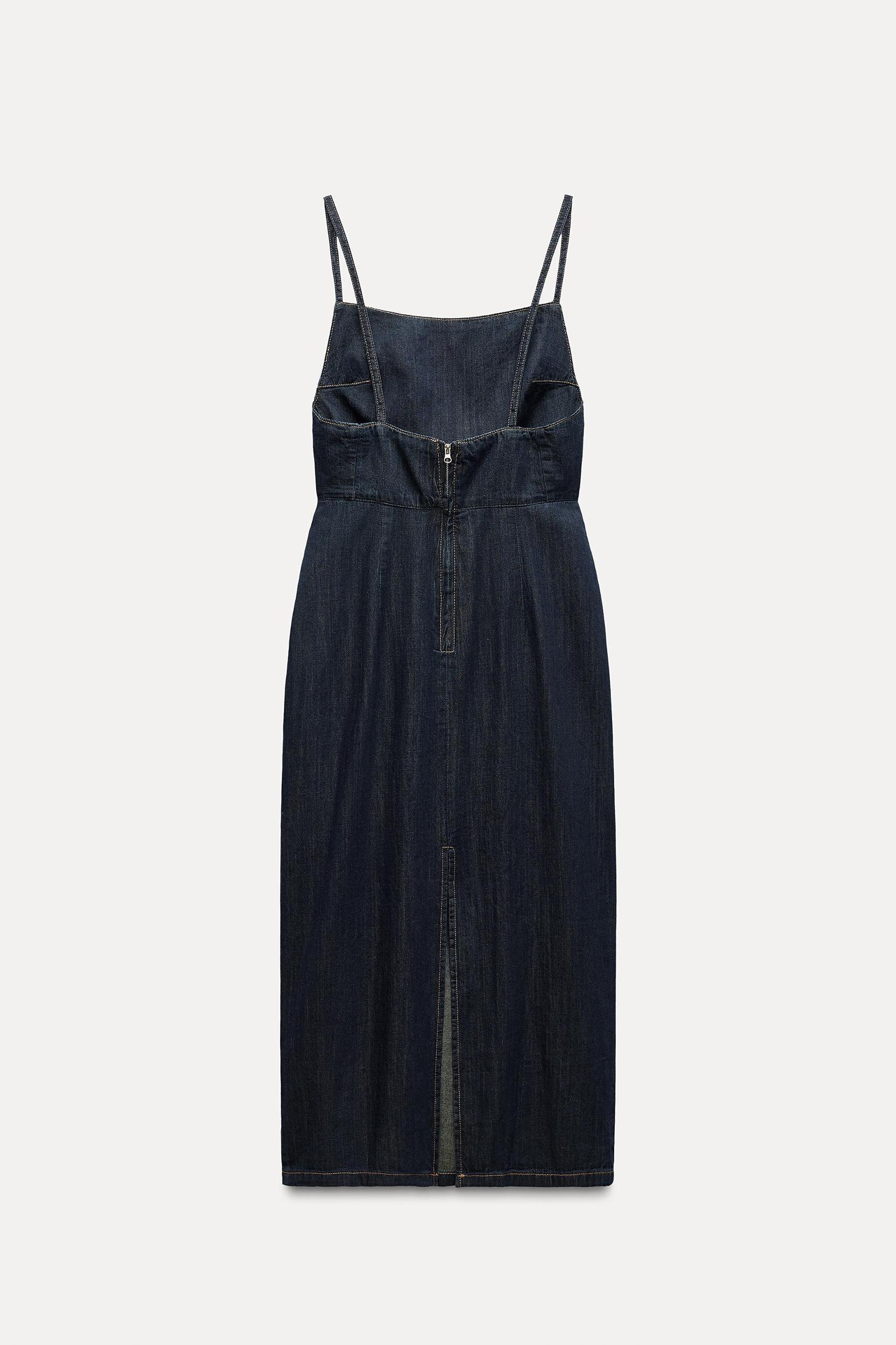 TRF DENIM MIDI DRESS Product Image