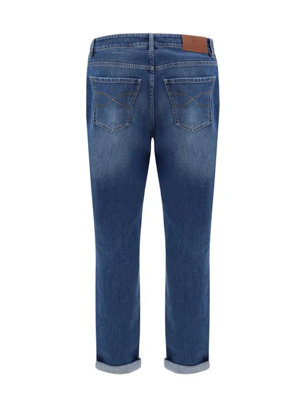 BRUNELLO CUCINELLI Jeans In Denim Medio Old Product Image