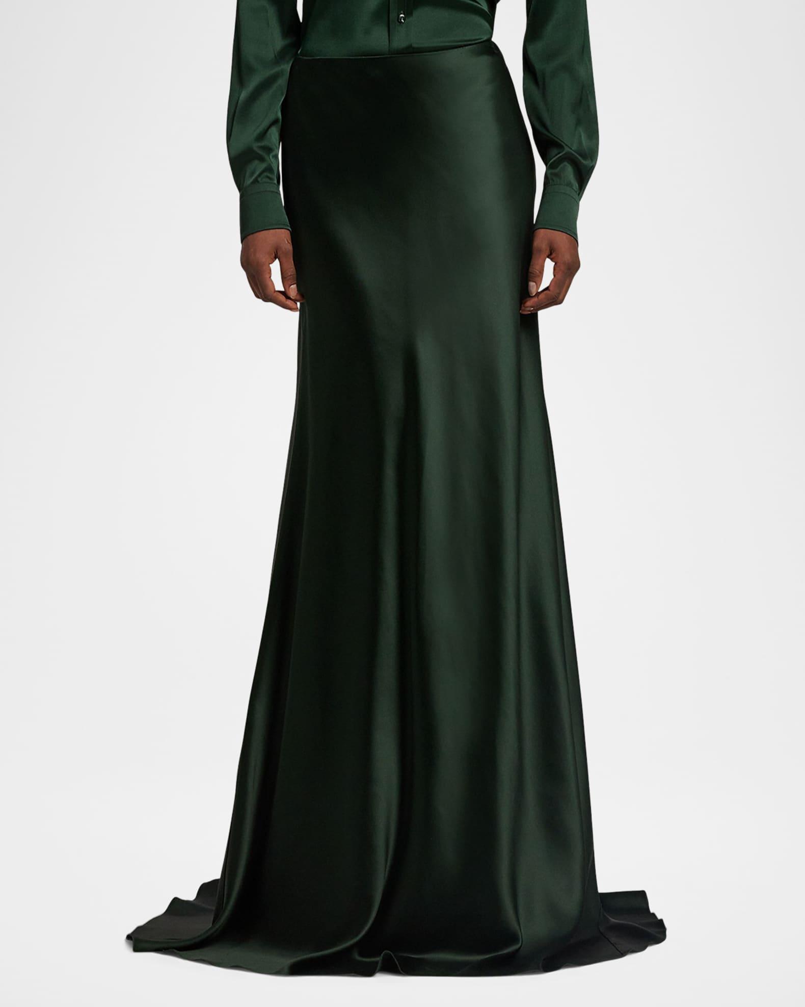 Masina Satin Maxi Skirt Product Image