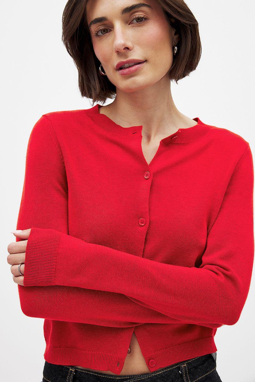 Fine Knitted Cardigan Product Image