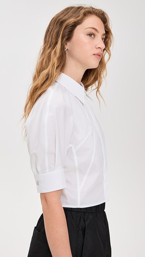 Helmut Lang Articulated Short Sleeve Shirt | Shopbop Product Image