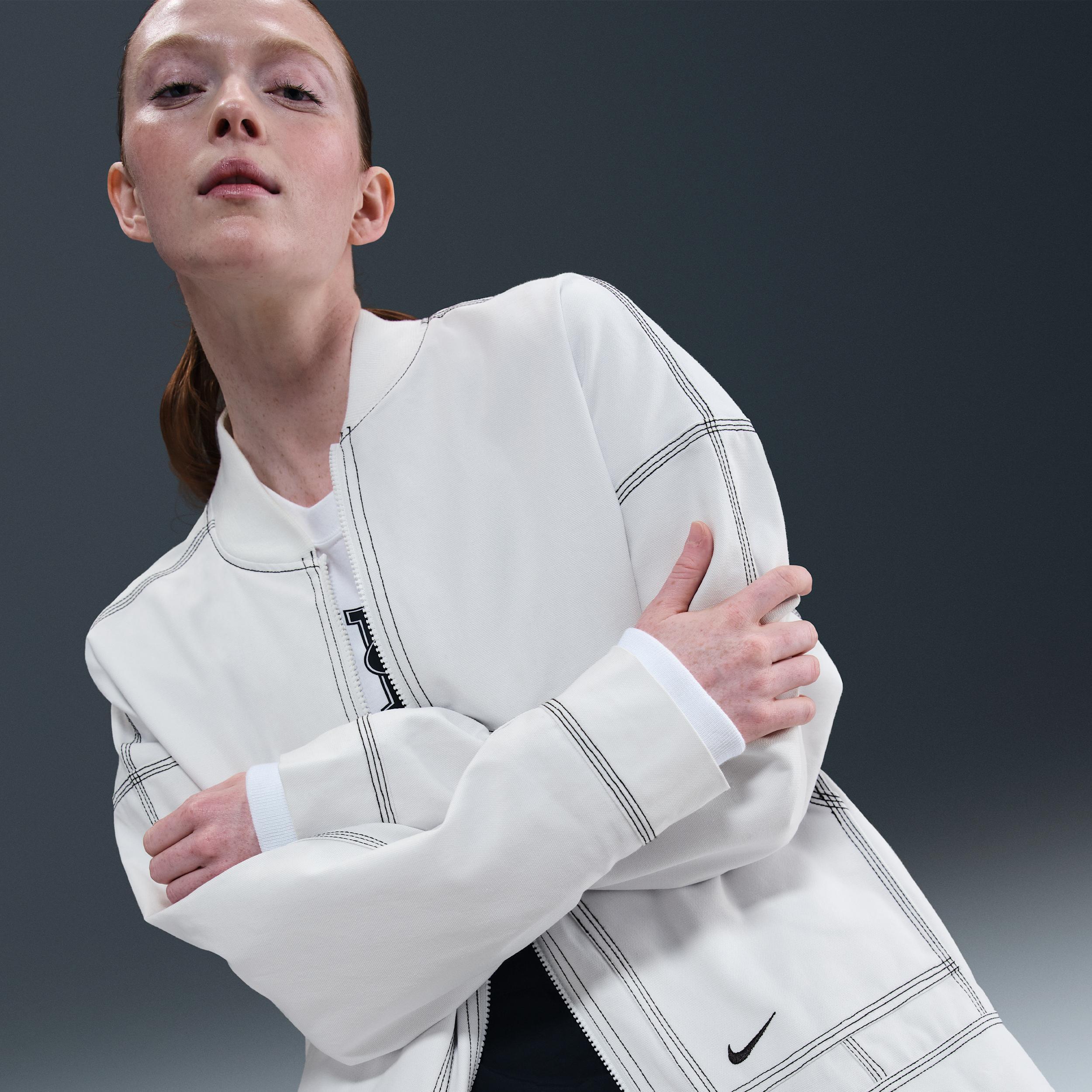 Women's Nike Sportswear Oversized Graphic Cargo Jacket Product Image