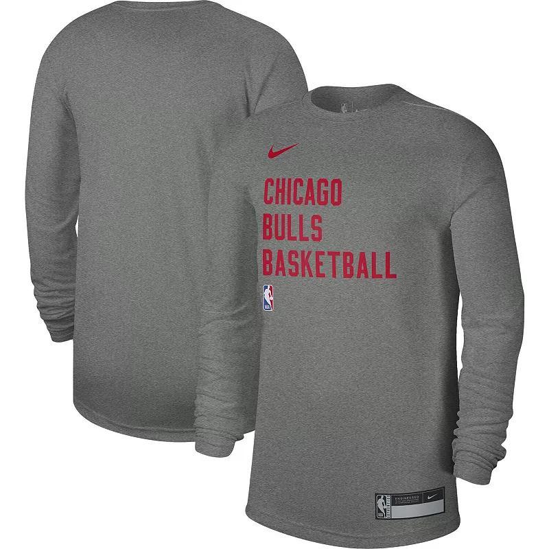 Unisex Nike Heather Gray Memphis Grizzlies 2023/24 Legend On-Court Practice Long Sleeve T-Shirt, Men's, Size: 2XL, Grz Grey Product Image
