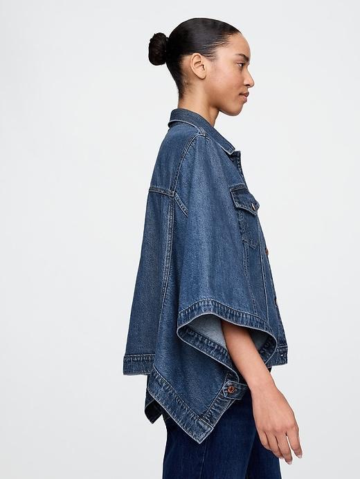 UltraSoft Denim Cape Jacket Product Image