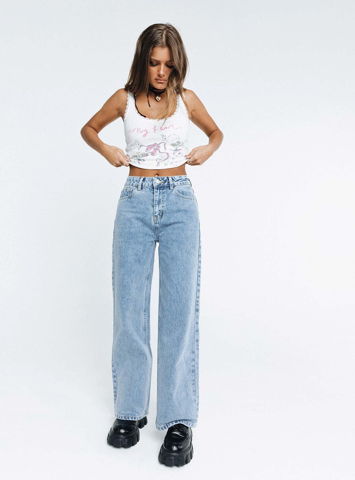 Denver Denim Jeans Mid Wash Product Image