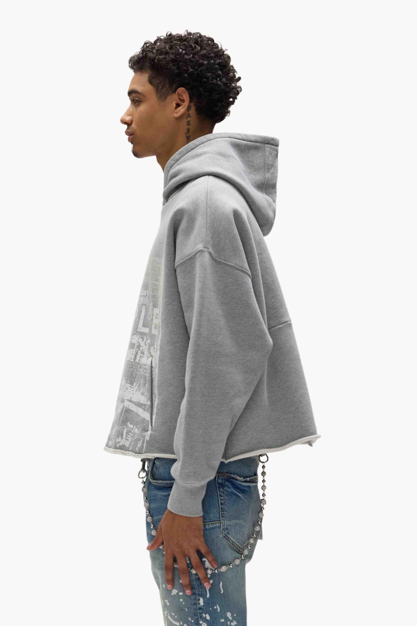 Fantasy Cropped Hoodie Male Product Image